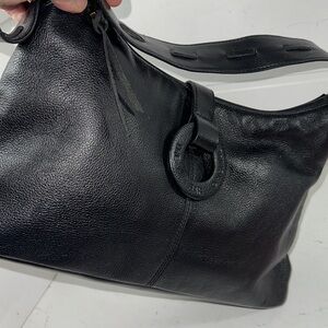 SAK black leather shoulder bag